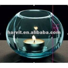 clear glass hurricane lamp